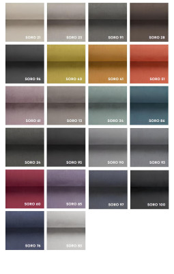 Divano 3+3 posti con funzione letto Design Tessuto Rosa