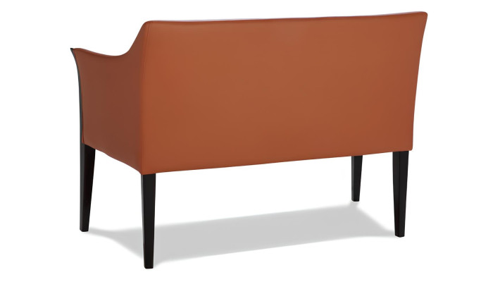 Divano Design Poltrona Pelle Moderna Due Posti