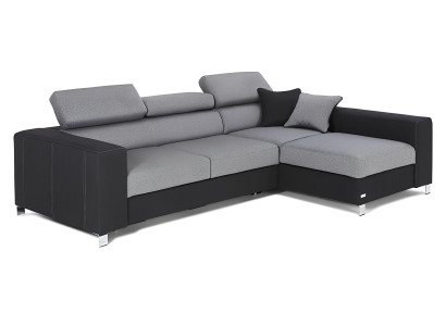 Divano angolare a forma di L Design Divano Poltrona Tessuto Moderno Funzione letto