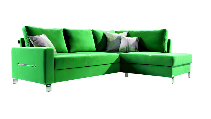 Divano angolare design a forma di L Sofa divano imbottito divano letto tessile funzione letto
