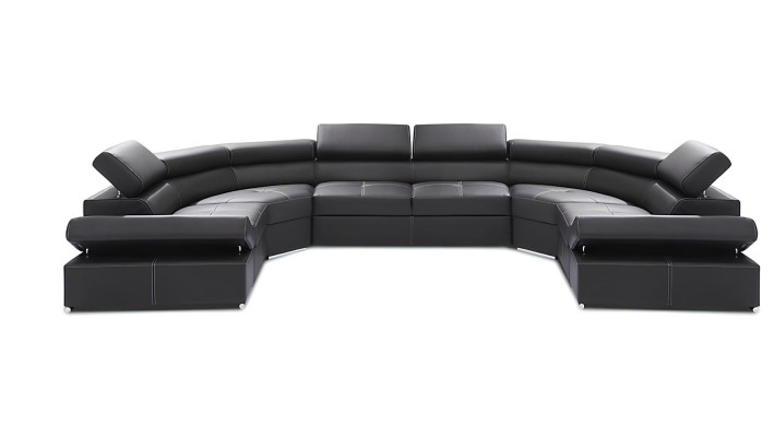 XXL soggiorno 100% ITALIA PELLE divano poltrona design angolare set divani