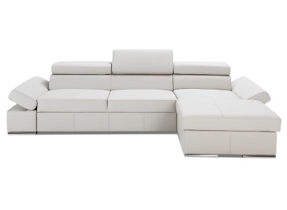 Divano angolare moderno divano angolare design imbottito 100% pelle paesaggio abitativo set