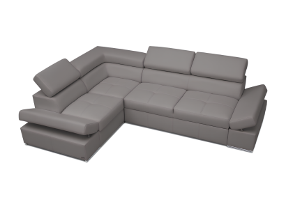 Divano angolare moderno divano angolare set di mobili paesaggio design imbottito 100% pelle