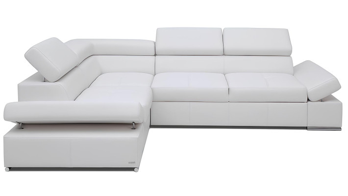 Divano angolare moderno divano angolare set di mobili paesaggio design imbottito 100% pelle