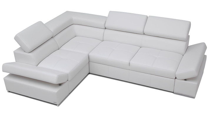 Divano angolare moderno divano angolare set di mobili paesaggio design imbottito 100% pelle