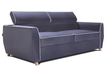 Divano 3 posti design moderno in tessuto con funzione letto