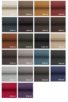 Divano 2 posti design moderno in tessuto viola