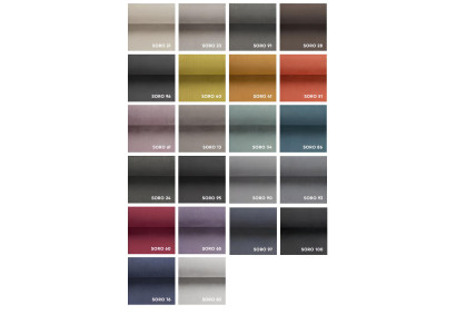 Divano 2 posti design moderno in tessuto blu Chesterfield