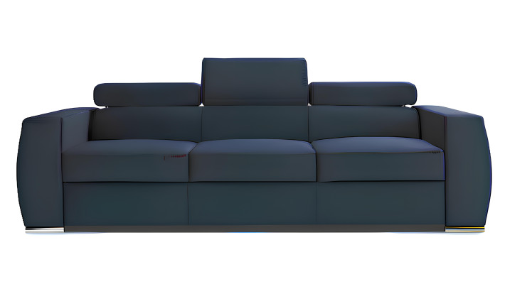 Divano design con funzione letto imbottito moderno in tessuto 2,5 posti nuovo
