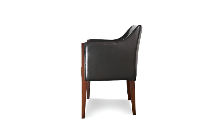 Poltrona Design Sedia Imbottita Relax Lounge 1 posto 100% Italia Pelle 1 Sitzer Club Nuovo