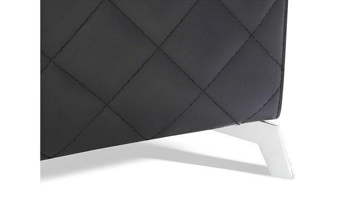 Poltrona designer imbottita Relex 100% pelle italiana lounge 1 posto