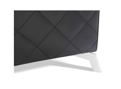 Poltrona designer imbottita Relex 100% pelle italiana lounge 1 posto