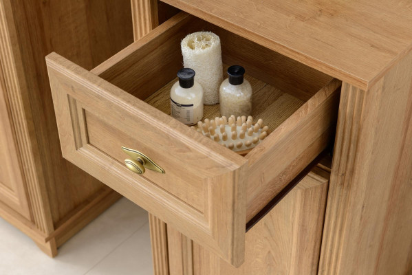 Design mobili da bagno set 5 pezzi armadietto lavabo stile country