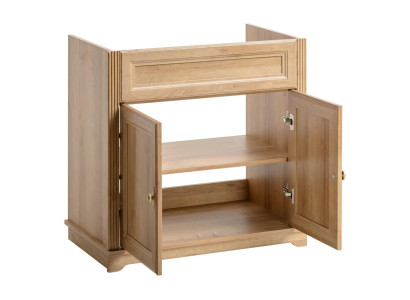 Mobile lavabo con lavabo sottostante 80 cm in stile country