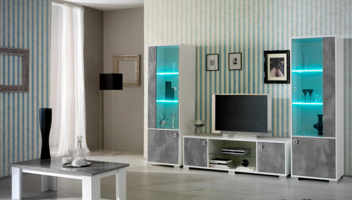 Vetrina moderna di lusso in vetro