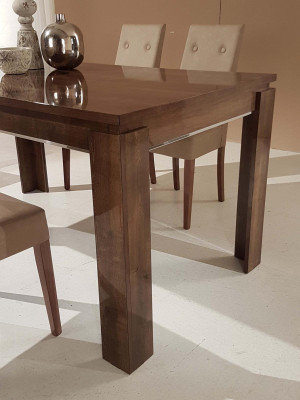 Tavolo da pranzo gruppo sala da pranzo soggiorno design in legno mobili italiani