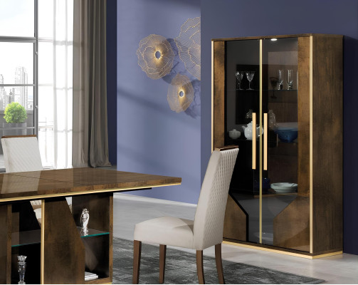 Vetrina armadio vetrine soggiorno vetrine armadi design 2 porte armadio in vetro