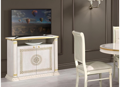 Set di tavolo e sedie da pranzo RTV angolare in legno 6 pezzi