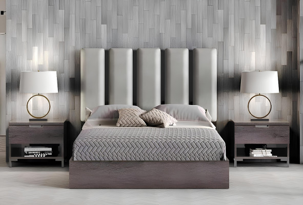 Letto di lusso Hotel Letti Letto imbottito Letto matrimoniale Struttura del letto Design di lusso 180x200cm