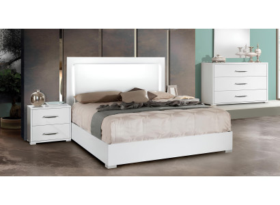 Design del comodino del letto matrimoniale di lusso da hotel 3 pz.