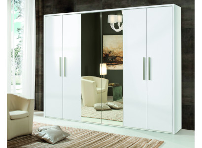 Armadio 6 porte armadio mobili designer specchio nuovo