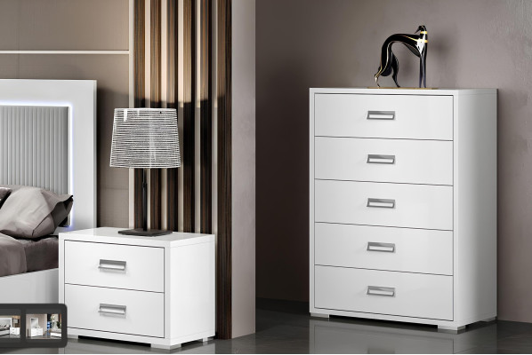 Comò design lusso mobili in legno alto armadio bianco moderno sideboard