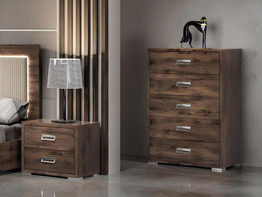 Comò design in legno per camera da letto moderno