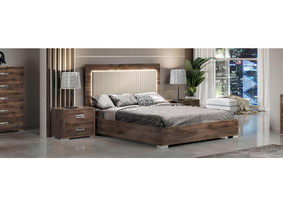 Letto Hotel Letti Letto imbottito Letto matrimoniale Struttura in legno 180x200 Camera da letto