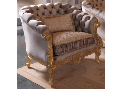 Poltrona Chesterfield Design Tessile 1 Posto