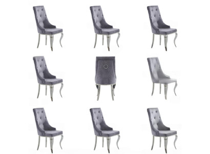 Design set di 8 sedie poltrona lusso gruppo moderno sala da pranzo