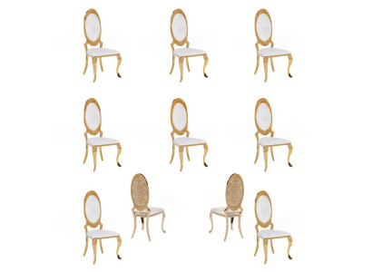 Design 8x sedie gruppo set poltrona sala da pranzo