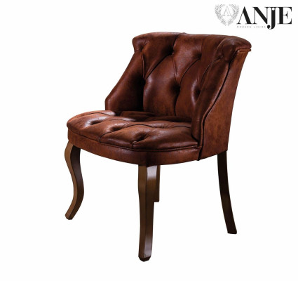 Poltrona in pelle marrone poltrona da cocktail poltrona di design mobili di lusso per soggiorno