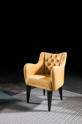 Poltrona di lusso arancione per soggiorno, poltrona singola, poltrona da TV, nuova poltrona da lettura