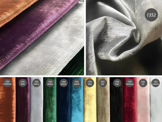 Letto elegante in tessuto e legno dal design moderno