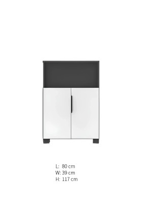 Armadio bianco da ufficio lussuoso