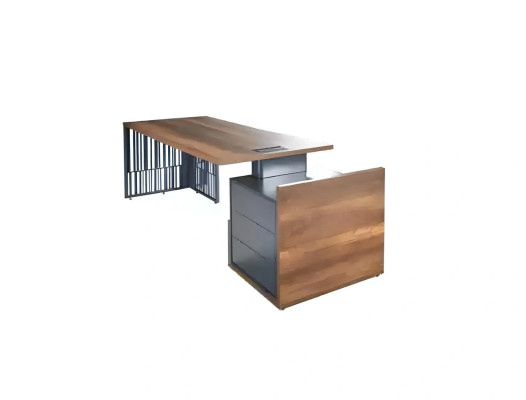 Scrivania di design per ufficio arredamento capo studio mobili nuovi