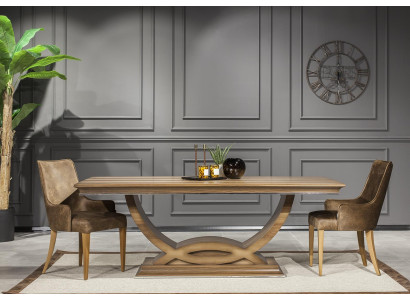 Poltrona di lusso imbottita sedie loft designer mobili marrone sedia in pelle da cucina