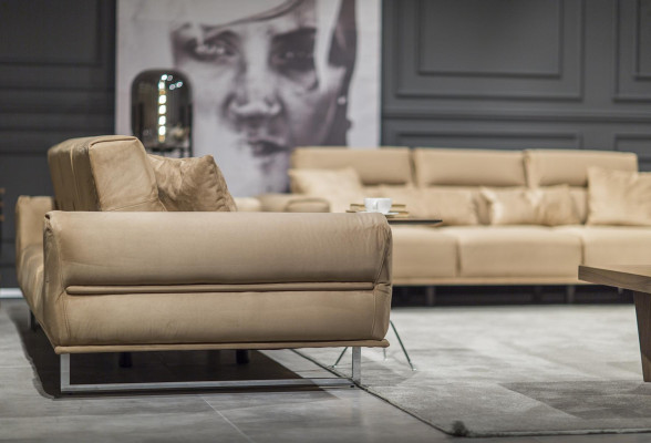 Poltrona relax per soggiorno, poltrona singola, sedie club lounge