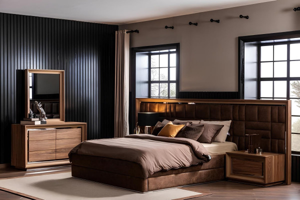 Mobili per camera da letto in hotel set completo comò armadio letto 6 pezzi