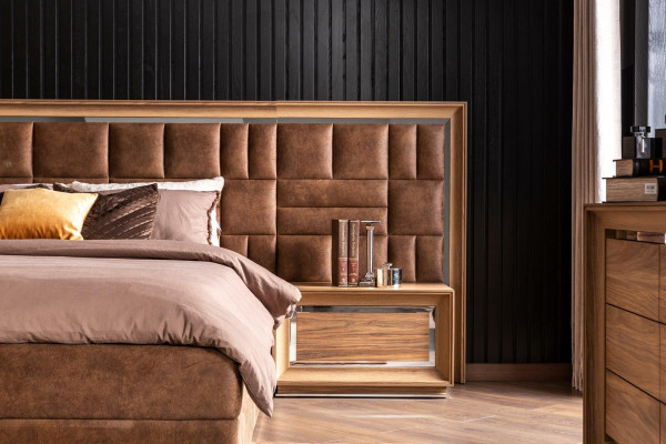 Letto da camera imbottito mobili di alta qualità da hotel