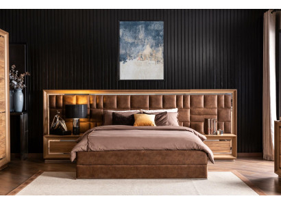 Set camera da letto completo armadio comodini letto armadio 5 pz.