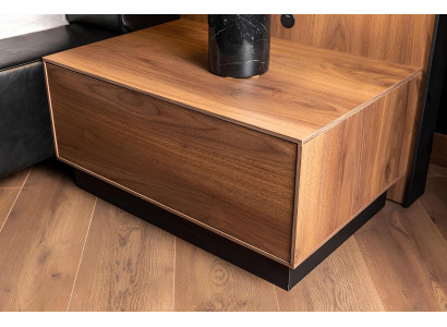 Set camera da letto di lusso con comodino, armadio, tavolino e letto 6 pezzi