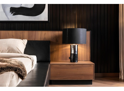 Letto di lusso con comodini mobili da camera da letto set letti imbottiti