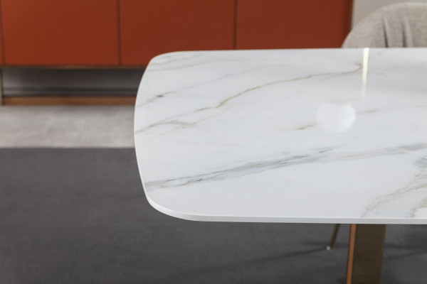 Tavolo da pranzo di lusso mobili di design italiano con 4 sedie