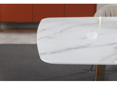 Tavolo da pranzo di lusso mobili di design italiano con 4 sedie