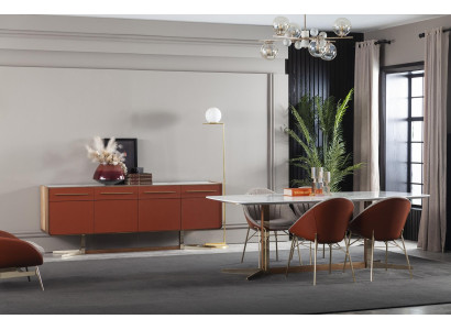 Sedie imbottite di lusso Loft designer mobili grigio sedia da cucina poltrona
