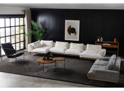 Poltrona di lusso per soggiorno, poltrone relax, mobili da club lounge, divano