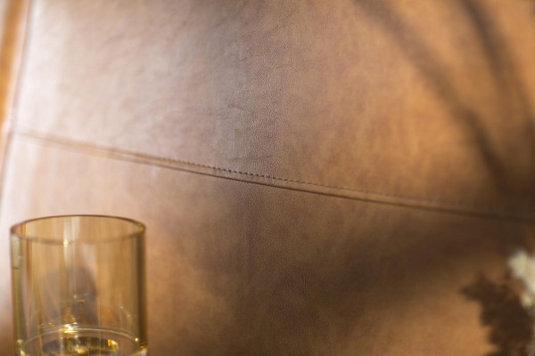 Letto colore marrone in ecopelle stile moderno lusso camera da letto confortevole