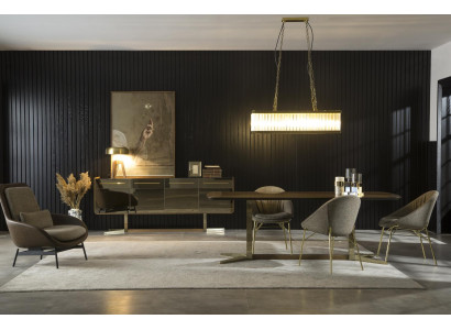 Mobile Sideboard Console Specchio Armadio Lowboard con frontali specchiati