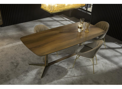 Tavolo da pranzo mobili tavolo lusso arredamento acciaio gambe tavolo da cucina